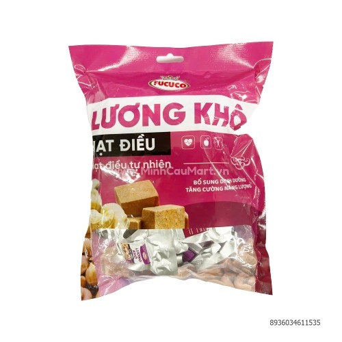 Lương khô Phú Cường 400g Hạt Điều Lương khô Phú Cường 400g Hạt Điều