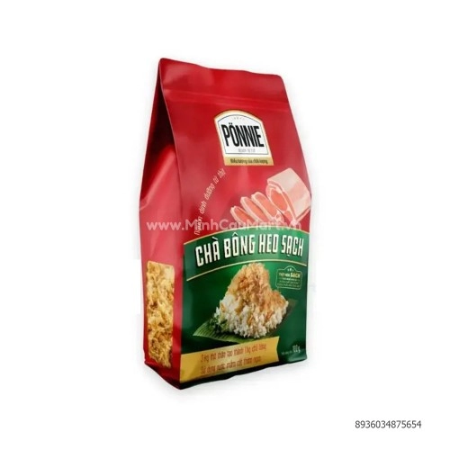 Chà Bông Heo Ponnie Gói 100g Chà Bông Heo Ponnie Gói 100g