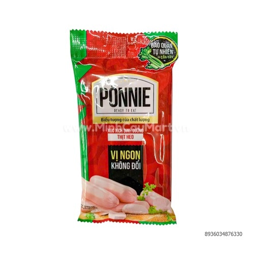 Xúc xích tiệt trùng Ponnie 19g Xúc xích tiệt trùng Ponnie 19g