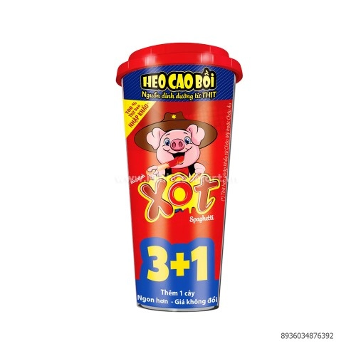 Xúc Xích Heo Cao Bồi Xốt Spaghetti 3+1 Xúc Xích Heo Cao Bồi Xốt Spaghetti 3+1