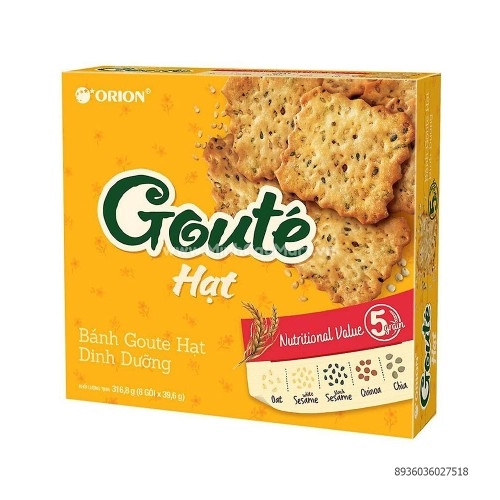 Bánh Hạt Dinh Dưỡng Goute Hộp 316.8G