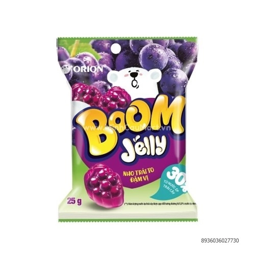 Kẹo Dẻo Orion Boom Vị Nho 25G