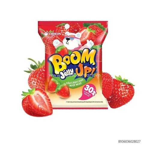 Kẹo Dẻo Boom Vị Dâu Orion Gói 91g