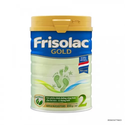 Sữa Bột Friso Gold 2 850Gr Cho Trẻ Từ 6-12 Tháng Tuổi 