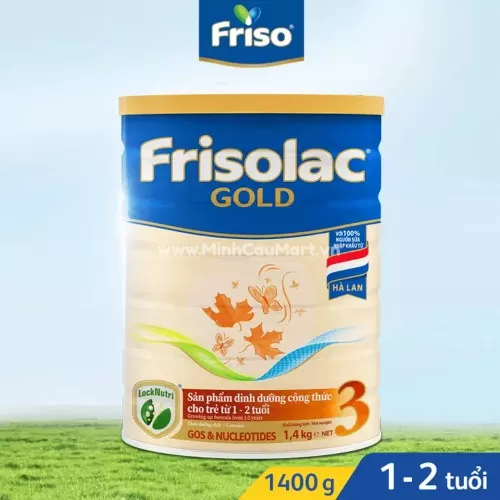 SỮA BỘT FRISOLAC GOLD SỐ 3 CHO BÉ TỪ 1-2 TUỔI 1.4KG