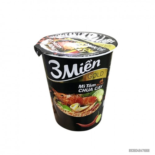 Mỳ 3 miền gold 65g 