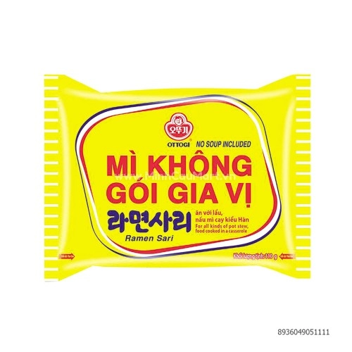 Mì Không Gia Vị Ottogi 110g  Mì Không Gia Vị Ottogi 110g