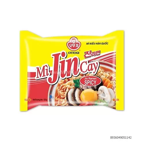 Mì Jin Ottogi Vị Cay 120g Mì Jin Ottogi Vị Cay 120g