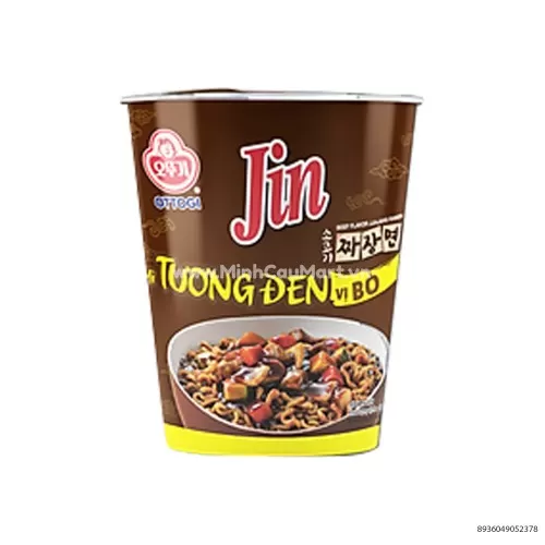 Mì Tương Đen Ottogi Vị Bò 65g  Mì Tương Đen Ottogi Vị Bò 65g