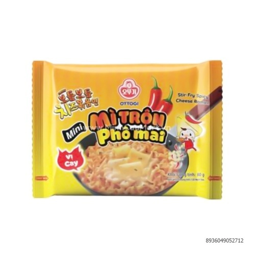 Mì trộn pho mai cay ottoghi 80g Mì trộn pho mai cay ottoghi 80g