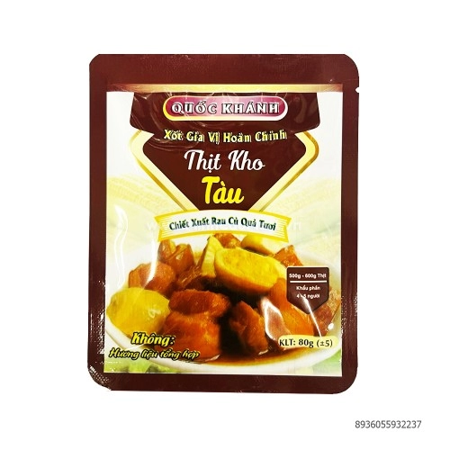 Gia vị thịt kho tàu quốc khánh 80gr