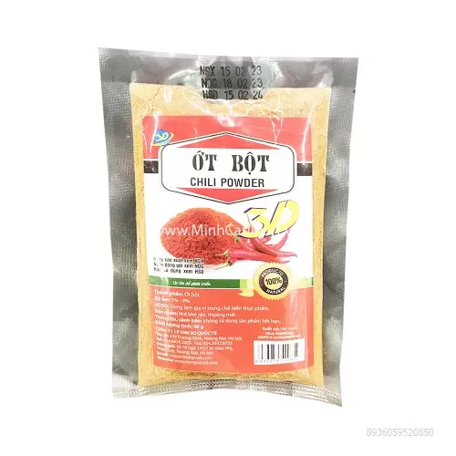 Ớt Bột 3D 50g