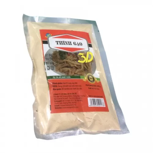 Bột Thính Gạo 3D 200gr Bột Thính Gạo 3D 200gr