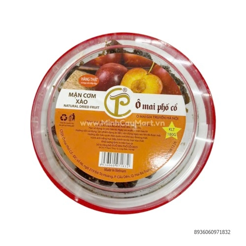 Ô Mai Mận Cơm Xào Phố Cổ 180G Ô Mai Mận Cơm Xào Phố Cổ 180G
