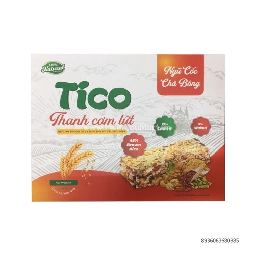 Bánh Tico Ngũ Cốc Chà Bông Hộp 183g  Bánh Tico Ngũ Cốc Chà Bông Hộp 183g
