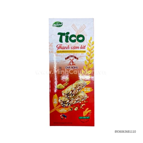 Thanh Cơm Lứt TICO Hộp 144g Thanh Cơm Lứt TICO Hộp 144g