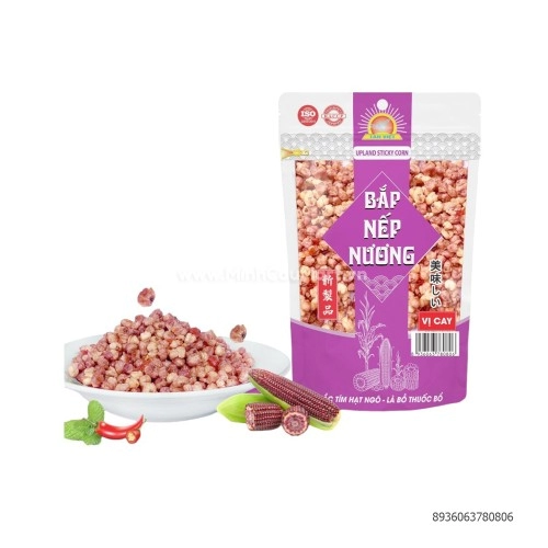 Bắp Nếp Nương Vị Cay Tân Việt 180G Bắp Nếp Nương Vị Cay Tân Việt 180G