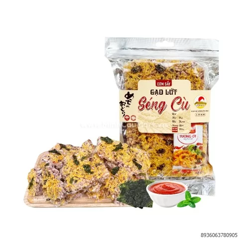 Gạo lứt séng cù chà bông rong biển 250g Gạo lứt séng cù chà bông rong biển 250g