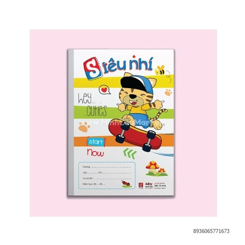 Vở ô ly siêu nhí 48T-61648 