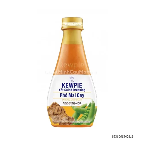 Nước xốt phô mai cay Kewpie 210ml                                                                                                                                                                                                                          Nước xốt phô mai cay Kewpie 210ml
