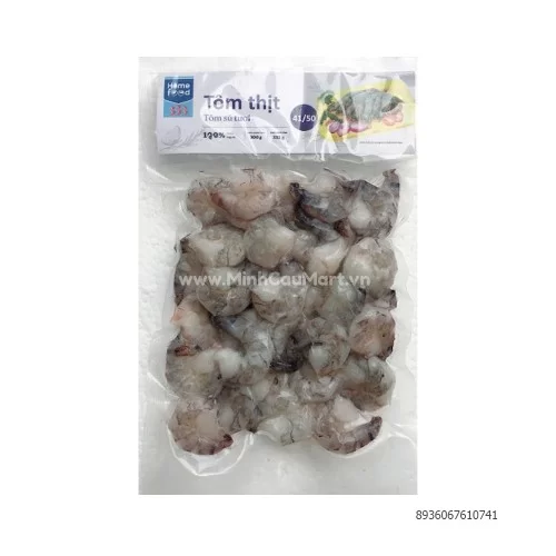 Tôm thịt 41/50 HomeFood 333g                                                                                                                                                                                                                               Tôm thịt 41/50 HomeFood 333g