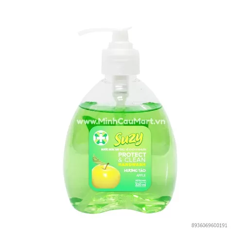 Nước Rửa Tay Suzy Hương Táo 320ML Nước Rửa Tay Suzy Hương Táo 320ML