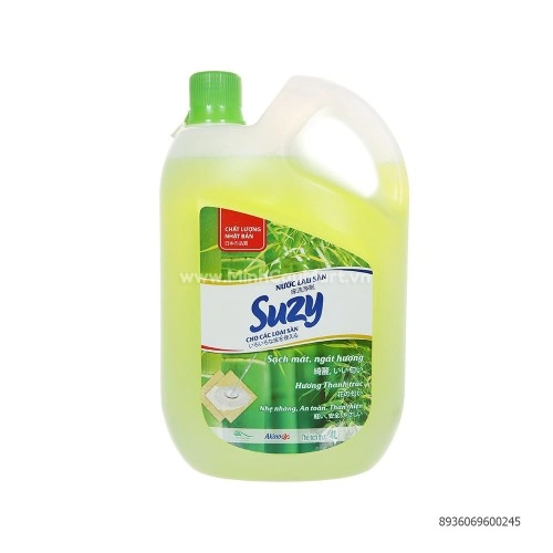 Nước lau sàn Suzy hương thanh trúc 4L  Nước lau sàn Suzy hương thanh trúc 4L