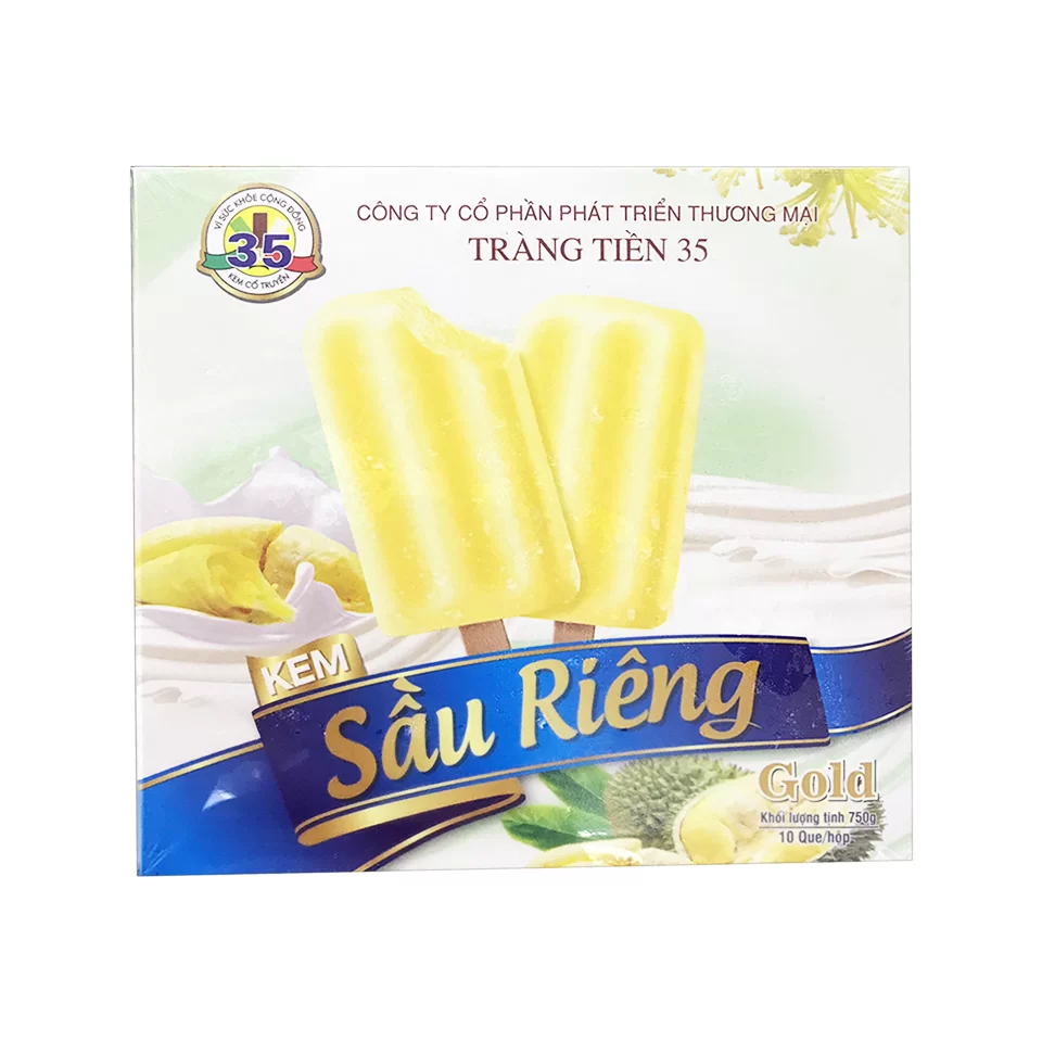 Kem GOLD đặc biệt vị sầu riêng  Kem GOLD đặc biệt vị sầu riêng