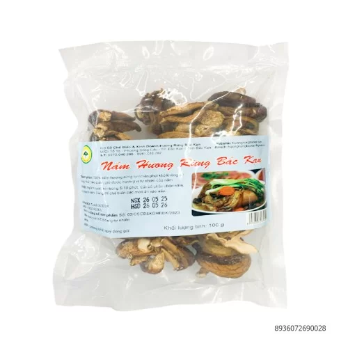 Nấm hương rừng Bắc kạn 100g                                                                                                                                                                                                                                Nấm hương rừng Bắc kạn 100g