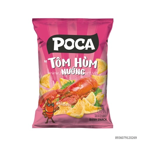Snack Tôm Hùm Nướng Poca 30G Snack Tôm Hùm Nướng Poca 30G