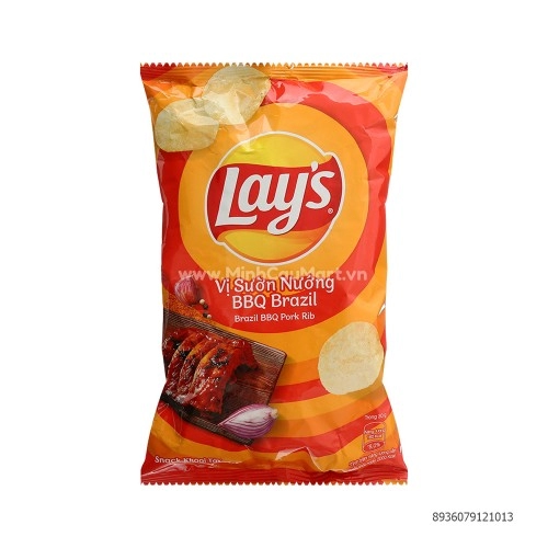 Snack Vị Sườn Nướng BBQ Brazil Lay's 90G
