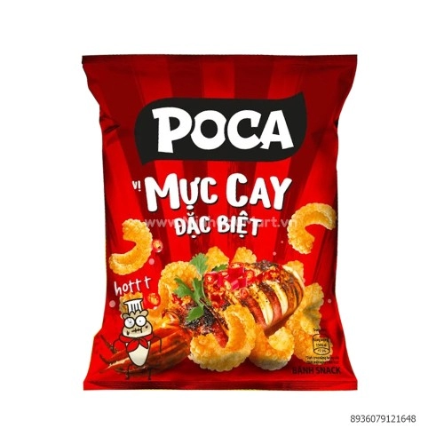 Snack Mực Cay Đặc Biệt Poca 30G Snack Mực Cay Đặc Biệt Poca 30G