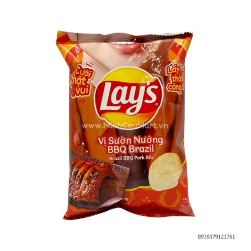 Snack Vị Thăn Bò Nướng Texas Lays 54G Snack Vị Thăn Bò Nướng Texas Lays 54G