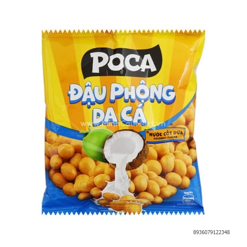Đậu phộng da cá cốt dừa Poca 75g Đậu phộng da cá cốt dừa Poca 75g