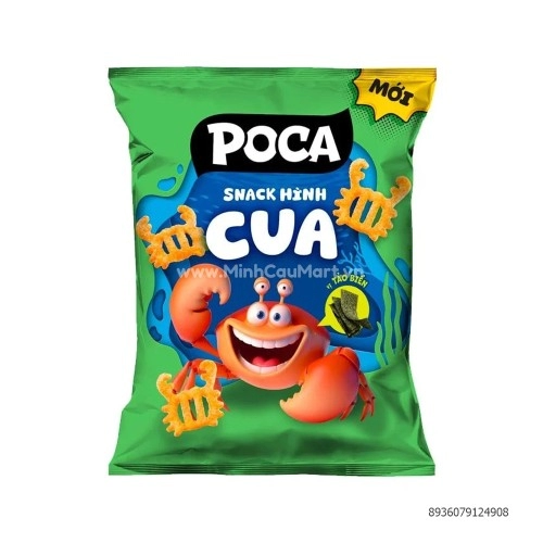 Snack Poca Hình Cua Vị Tảo Biển 30g Snack Poca Hình Cua Vị Tảo Biển 30g