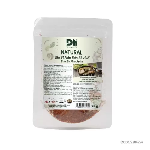 Gia vị bún bò Huế DH 25g 