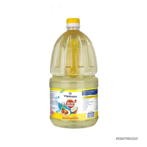 Dầu dừa Vietcoco tinh luyện 2L Dầu dừa Vietcoco tinh luyện 2L