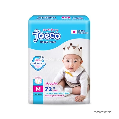 Tã quần Joeco M72 Tã quần Joeco M72