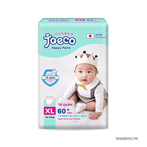 Tã quần Joeco XL60 Tã quần Joeco XL60