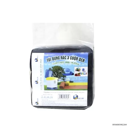 Rác 3 Cuộn Đen THSH 55XM X 65CM X 1KG