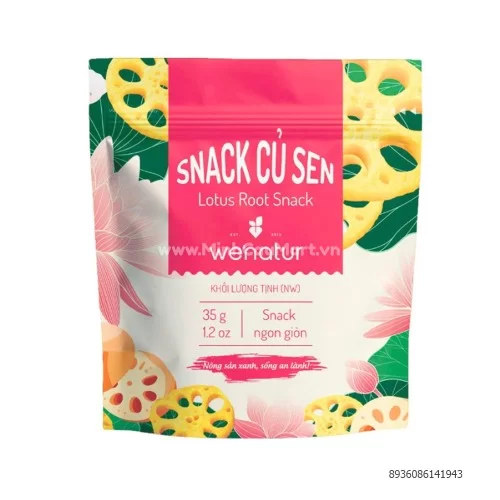 Snack củ sen wenatur gói 35g          