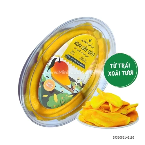 Xoài sấy dẻo Wenatur hộp 250g                                                                                                                                                                                                                             