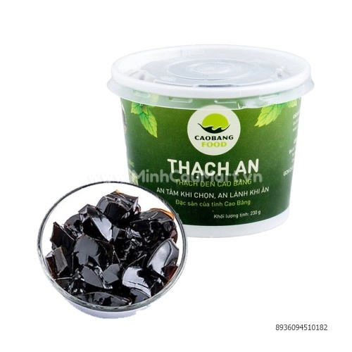 Thạch đen Topping 235g Thạch An