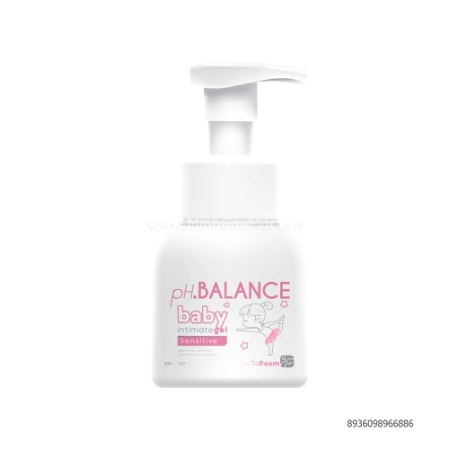 Gel bọt vệ sinh cho bé gái Intimate 200ml