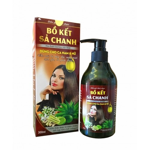 Dầu gội bồ kết sả chanh 300ml
