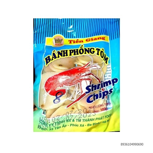Phồng tôm Tiền Giang gói 100g