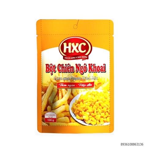 Bột chiên ngô khoai HXC 100g Bột chiên ngô khoai HXC 100g