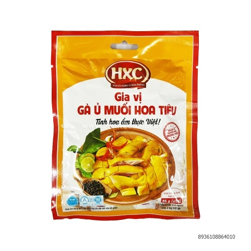 Gia vị gà ủ muối hoa tiêu HXC Gia vị gà ủ muối hoa tiêu HXC