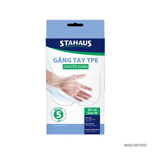 Gang tay TPE Stahaus Size M,L Gang tay TPE Stahaus Size M,L