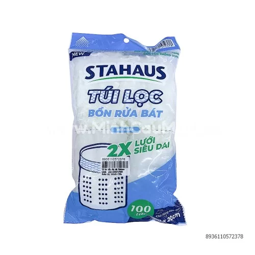 Túi lọc bồn rửa bát Stahause 20x20cm                                                                                                                                                                                                                       Túi lọc bồn rửa bát Stahause 20x20cm